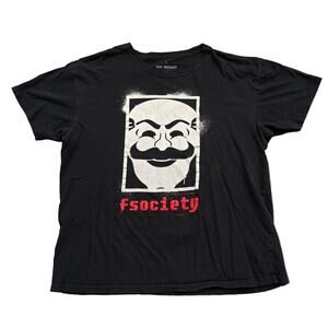 2015 Mr Robot Fsociety Mask T shirt
